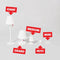 Fatboy Edison the Mini - Set van 3 Tafellampjes - Draadloos Oplaadbaar - Wit