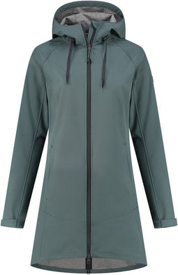 Kjelvik Sello - Softshelljas Dames - Ademend Winddicht Waterafstotend - Balsam Green