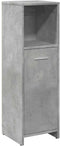 vidaXL - Badkamerkast - 30x30x95 - cm - spaanplaat - betongrijs
