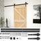 vidaXL - Schuifdeur - met - beslag - 90x210 - cm - massief - grenenhout