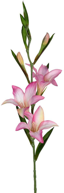 Louis maes - Gladiolus l70cm roze kunstbloem Louis Maes