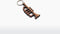 Berben Design Sleutelhanger Trompet Noten - 6 x 2.5 x 0.6cm