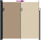 vidaXL - Windscherm - uittrekbaar - 200x500 - cm - taupe