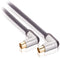 Profigold PROV8803 - Coaxkabel - 300 cm - 99,996% zuurstofvrij koper - Zwart