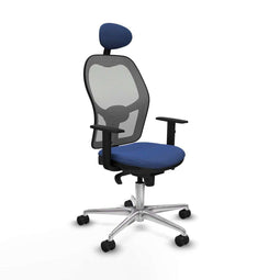 Jorquera Piqueras y Crespo 1D086N1 - Bureaustoel - Hoofdsteun verstelbaar - Marineblauw