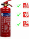 Smartwares Brandblusser 10.014.68 - Poeder - 2Kg - Brandklasse ABC - Incl. Ophangbeugel