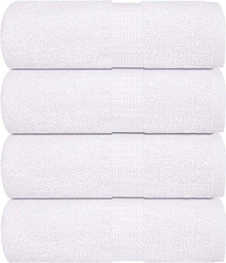 vidaXL - Gastendoekjes - 4 - st - 30x50 - cm - 360 - g/m² - 100% - katoen - wit