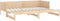 vidaXL - Slaapbank - uitschuifbaar - massief - grenenhout - 2x(90x190) - cm