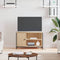 vidaXL - Tv-meubel - 80x40x50 - cm - bewerkt - hout - sonoma - eikenkleurig