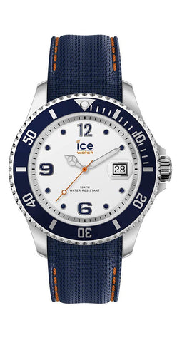Ice-Watch ICE Steel - IW016771 - Polshorloge - Siliconen band - Blauw - Ø 40 mm