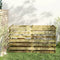 vidaXL - Compostbak - met - latten - geïmpregneerd - grenenhout - 180x90x90 - cm