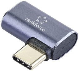 Renkforce RF-5245272 - USB type-C Kabel - Grijs Zwart
