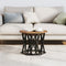 vidaXL - Nesting - Bijzettafels - (Set - van - 2) - - - Rustieke - Houtlook, - Gemaakt - van - Samengesteld - Hout