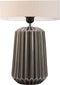 Pauleen Classy Delight Tafellamp - grijs keramiek