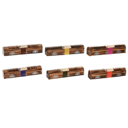 Houder Home ESPRIT Mangohout Mandala Indiaas 31 x 6 x 6,5 cm Wierook (6 Stuks) (10 Stuks)