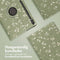 imoshion Tablet Hoes - Geschikt voor Samsung Galaxy Tab S9 11.0 inch Ultra / Galaxy Tab S10 Ultra - 360° Draaibare Design Bookcase 3 inkepingen - Green Flowers