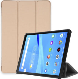 imoshion Tablet Hoes - Geschikt voor Lenovo Tab M8 FHD, Lenovo Tab M8 - Trifold Bookcase - Goud