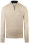 McGregor Half Zip Trui - Pullover - 70% Katoen 30% Merinowol - Beige - Maat 3XL