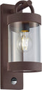 TRIO SAMBESI - Wandlamp - Bewegingssensor - Roestbruin - IP44