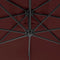vidaXL - Zweefparasol - met - stalen - paal - 300 - cm - bordeauxrood