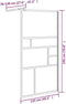 vidaXL - Inloopdouchewand - 115x195 - cm - ESG-glas - wit