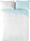 Noorse hoes Naturals FUNDA NORDICA BICOLOR REVERSIBLE Blauw Wit Bed van 135 (220 x 270 cm)