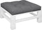 vidaXL - Palletkussen - 80 - x - 80 - x - 12 - cm - stof - grijs
