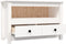 vidaXL - Tv-meubel - 79x35x52 - cm - massief - grenenhout - wit
