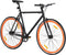 vidaXL - Fiets - met - vaste - versnelling - 700 - c - 51 - cm - zwart - en - oranje