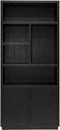 Richmond Interiors Boekenkast Oakura 2-deuren (Black)