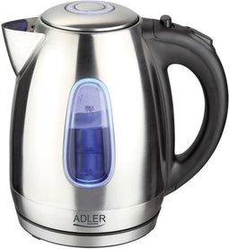 Adler AD1223 - Elektrische Waterkoker 1,7L 2200W - Roestvrij staal - Aluminium