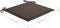 vidaXL - Tuinstoelkussens - 2 - st - 50x50x3 - cm - stof - taupe