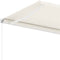 vidaXL - Luifel - vrijstaand - handmatig - uittrekbaar - 400x350 - cm - crèmekleurig