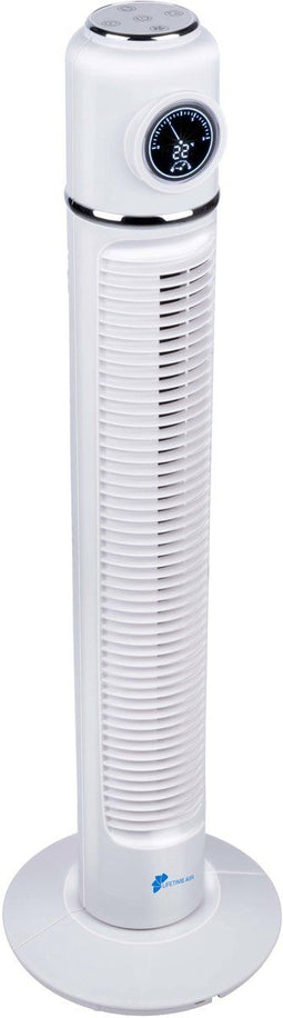 Lifetime Air Torenventilator - 76 cm - Oscillerende Ventilator met Afstandsbediening en Timerfunctie - Wit