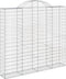 vidaXL - Schanskorven - 8 - st - gewelfd - 200x30x180/200 - cm - ijzer