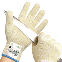 Schwer Pr1501 - Snijbeschermende handschoenen - Niveau A9 - Beige