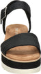 Toms Diana - Damesschoenen sandalen - Sleehak 6 cm - Zwart