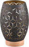 RL LIVE YOUR LIGHT BIDAR - Tafellamp - Metaal zwart goud Ø15 cm H21,5 cm - excl. 1x E27 4 W (1 stuk)