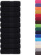vidaXL - Zeepdoekjes - 10 - st - 30x30 - cm - 360 - g/m² - 100% - katoen - zwart
