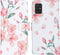 iMoshion Hoesje Geschikt voor Samsung Galaxy A51 Hoesje Met Pasjeshouder - iMoshion Design Softcase Bookcase - Wit / Roze / Blossom Watercolor