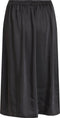 VILA VIMEKO HW MIDI SKIRT - Dames Rok - Satijnen look - Zwart - Maat 38