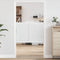 vidaXL - Draaideuren - louvre - design - 2 - paar - 80x100 - cm - wit