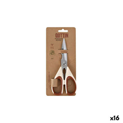 Keukenschaar Quttin Terra 21 cm 2,5 mm (16 Stuks)