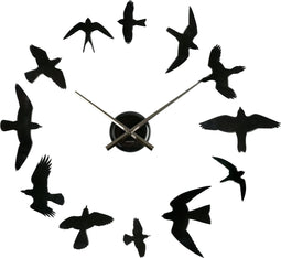 Karlsson Birds Klok - Zwart