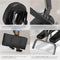 tectake® Opvouwbare Massagestoel - Ergonomische Tattoostoel - Verstelbare Hoofsteun - Zwart