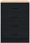 vidaXL - Garagekast - 60x51x85 - cm - massief - grenenhout - zwart