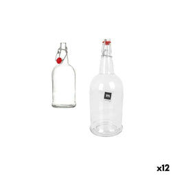 Glazen fles La Mediterránea 1 L (12 Stuks)