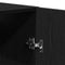 vidaXL - Wandkast - Zwart - Eiken - 69,5x34x90 - cm - Gelaagd - Hout