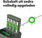 GP B421 - USB Lader AA/AAA - Laadt 2 AA 2100mAh in 6 uur - Zwart-grijs-olijgroen