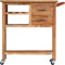 vidaXL - Keukentrolley - 80x45x91 - cm - massief - acaciahout